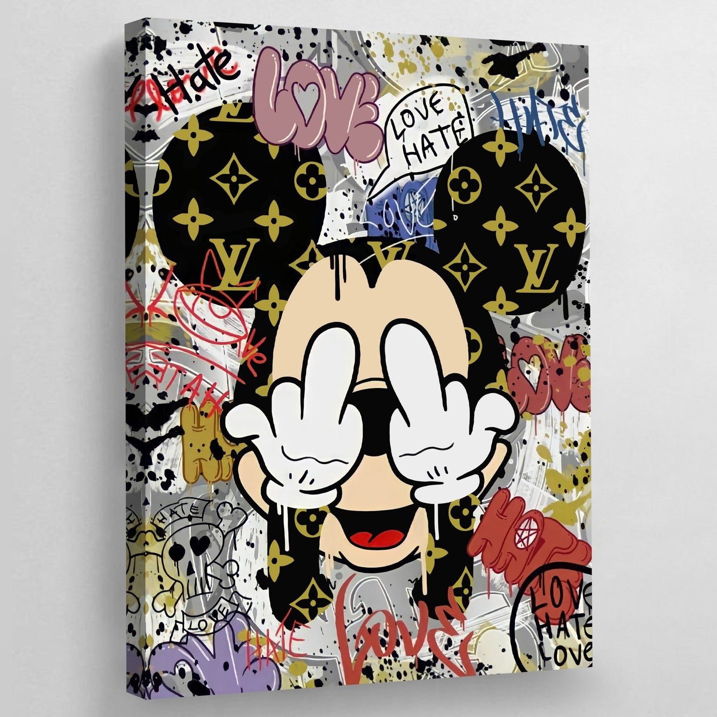 Cuadro Graffiti Mickey - La Casa Del Cuadro