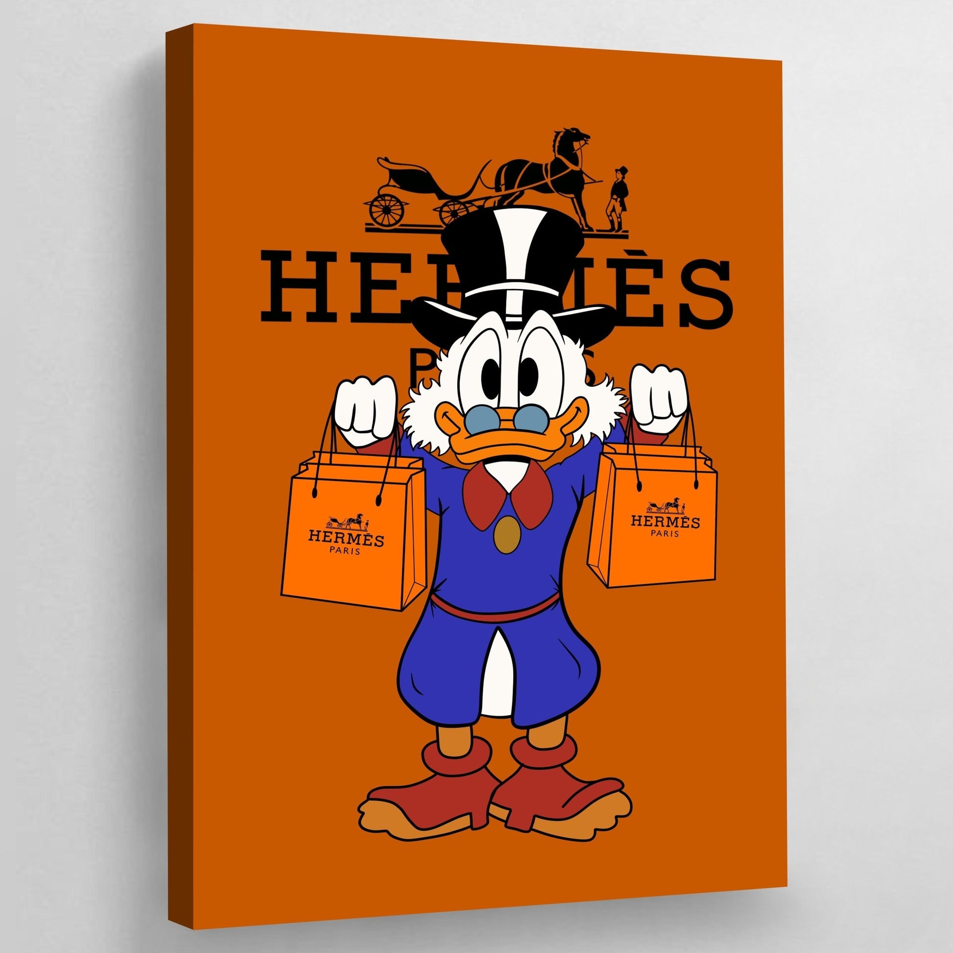 Cuadro Hermes Scrooge McDuck - La Casa Del Cuadro
