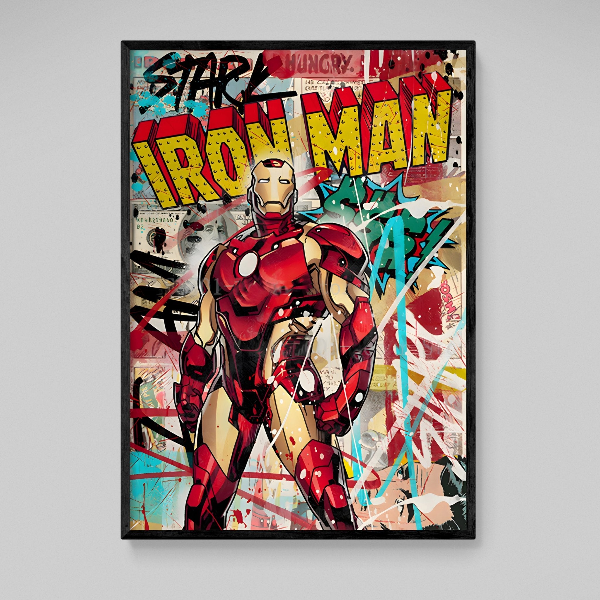 Tableau Iron Man | Cœur de Titane – Déco Marvel Tableau Iron Man | Cœur de Titane – Déco Marvel