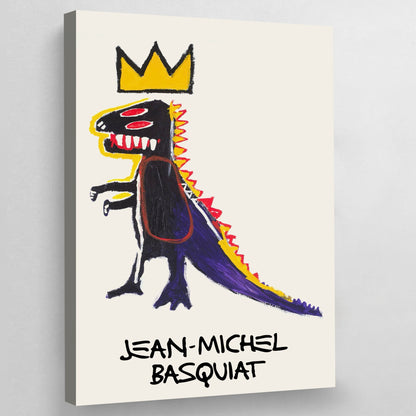 Cuadro Jean-Michel Basquiat Dinosaurio - La Casa Del Cuadro