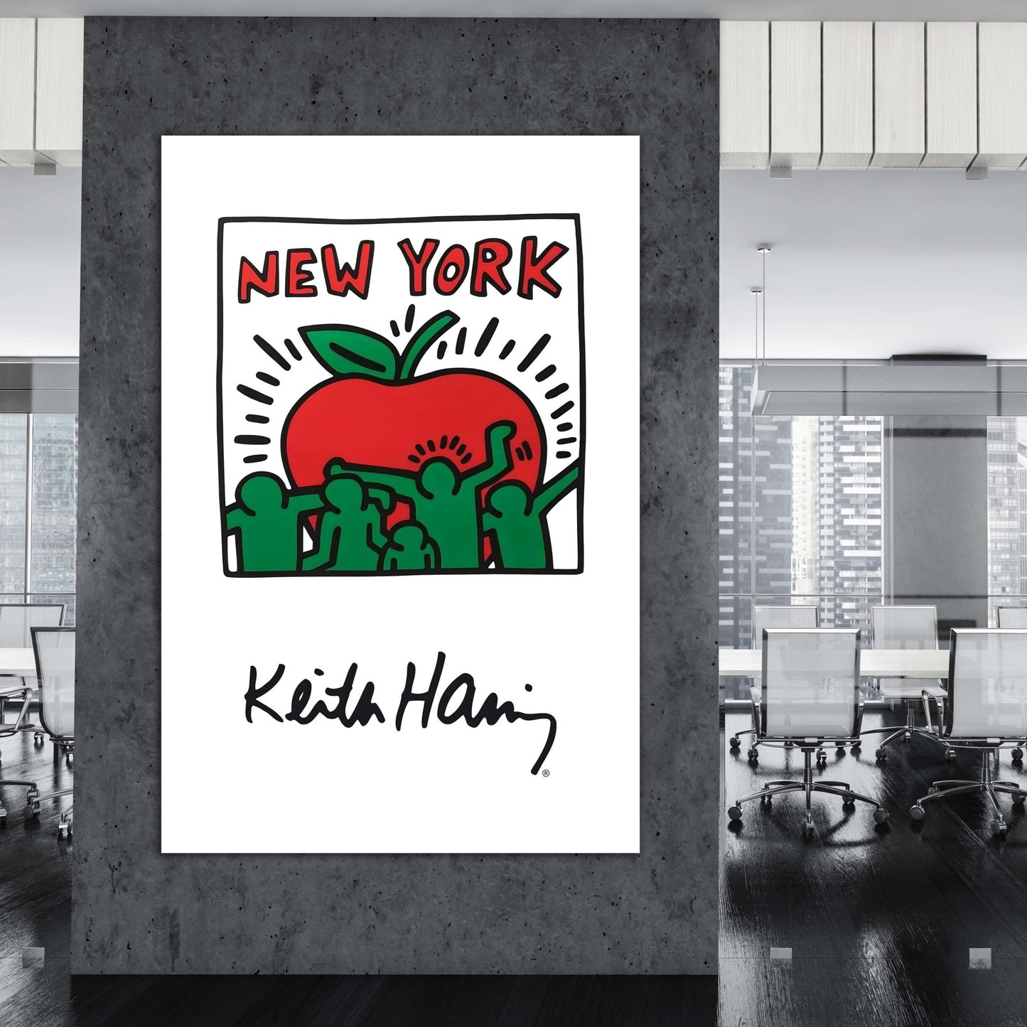 Cuadro Keith Haring Nueva York - La Casa Del Cuadro