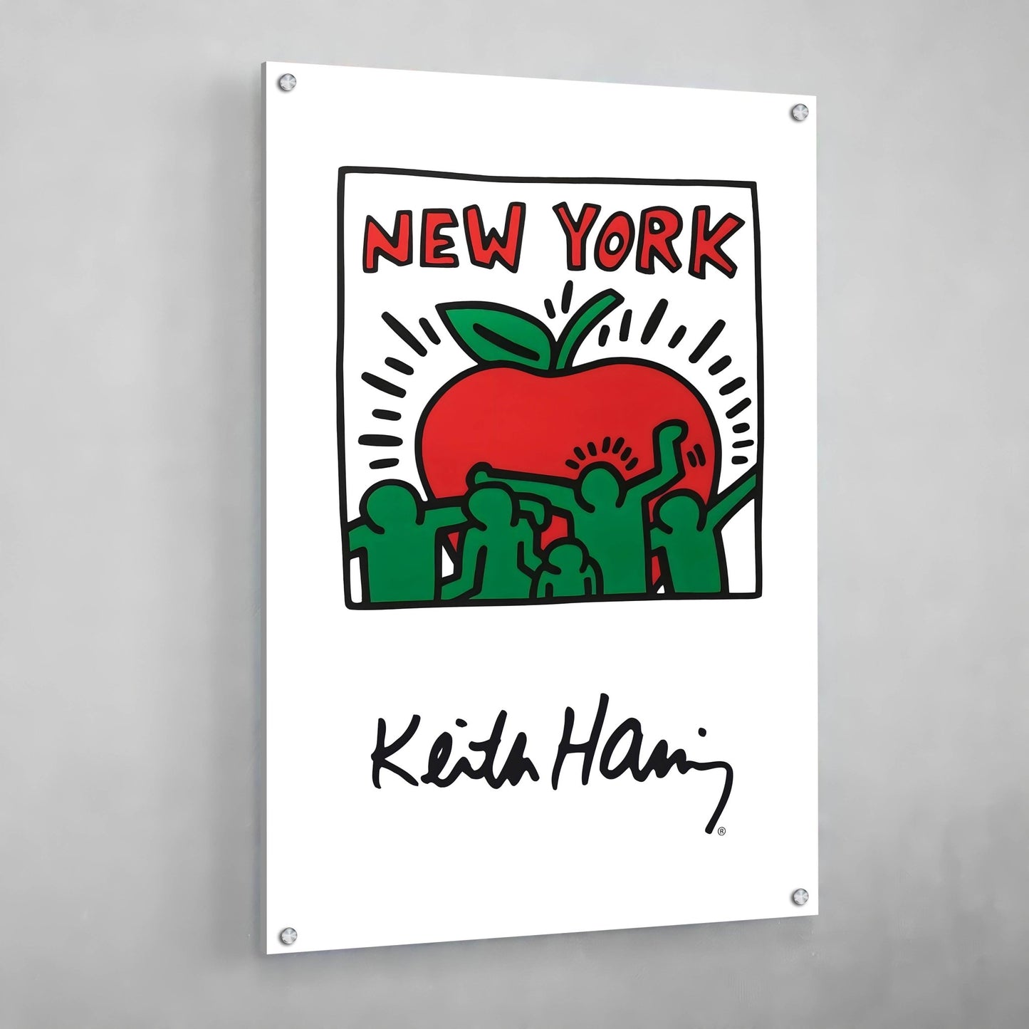 Cuadro Keith Haring Nueva York - La Casa Del Cuadro