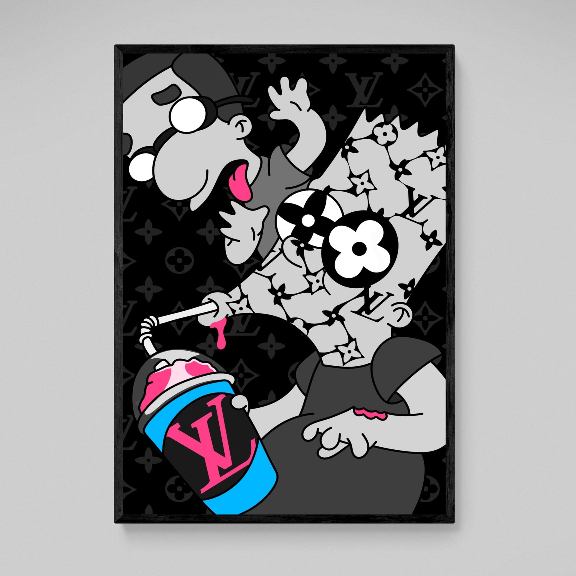 Cuadro Lienzo Cuadros De Louis Vuitton Cuadro Con Ilustración
