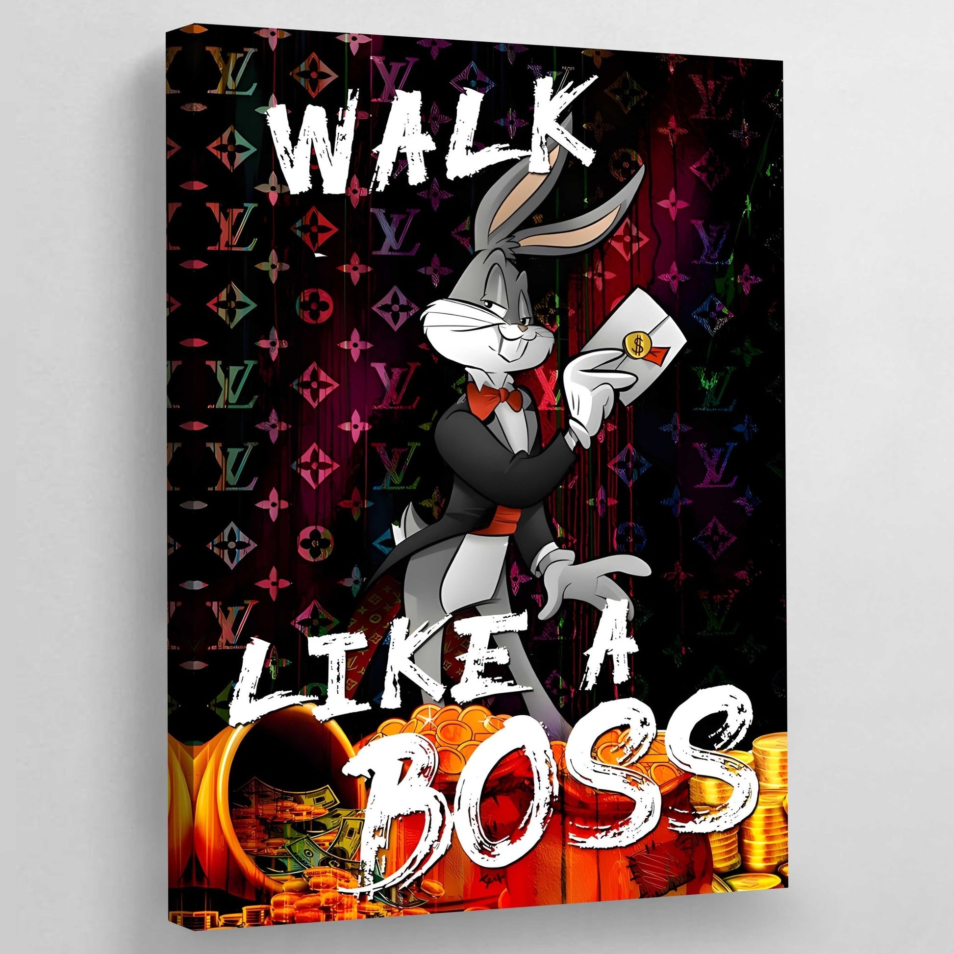 Cuadro Louis Vuitton Bugs Bunny Cuadro Lienzo 30 x 45