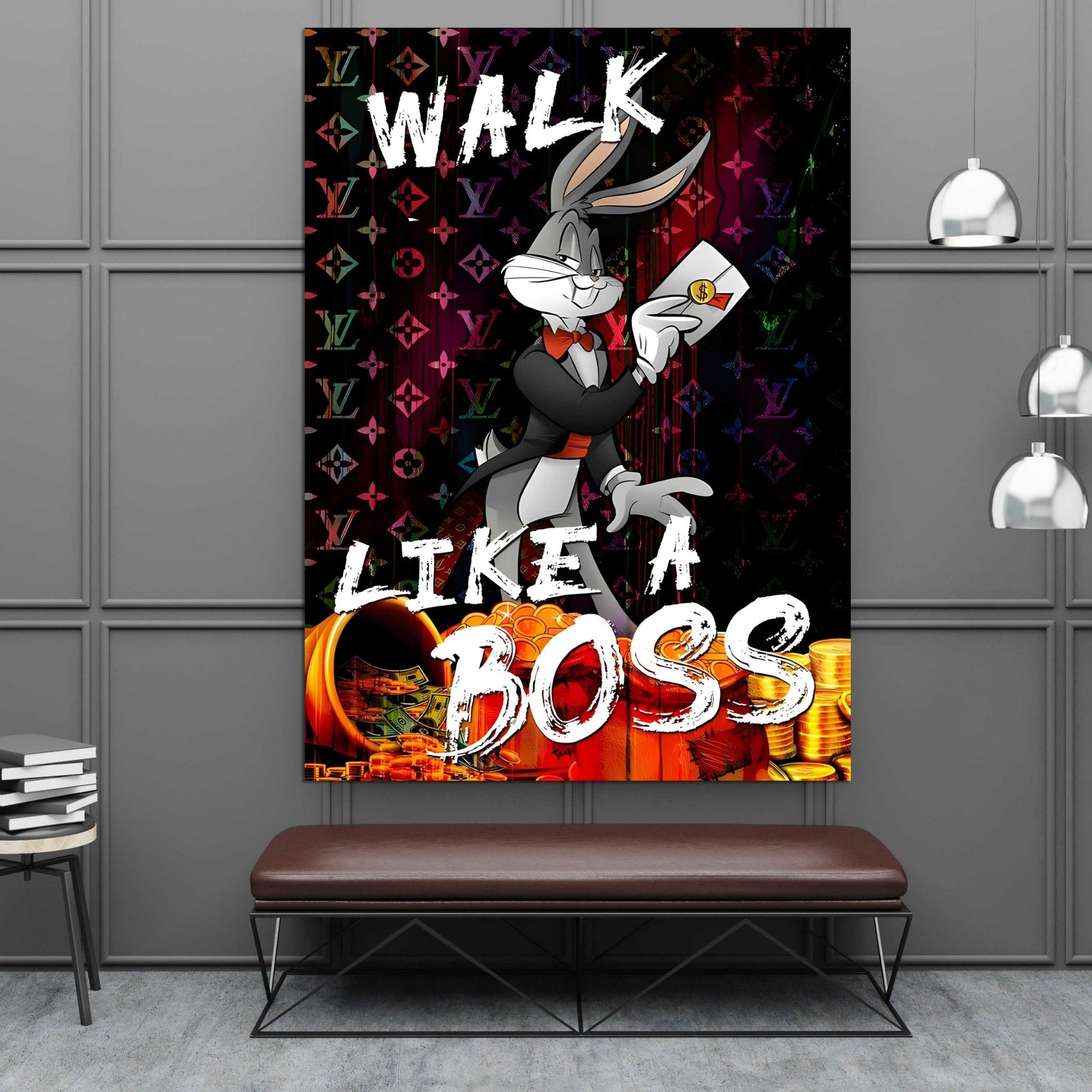 Cuadro Louis Vuitton Bugs Bunny Cuadro Lienzo 30 x 45