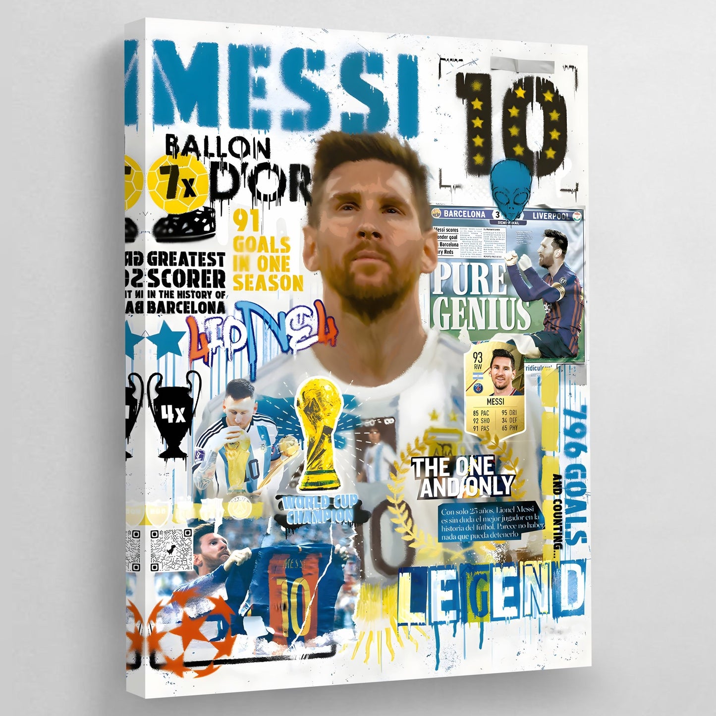 Cuadro Messi - La Casa Del Cuadro