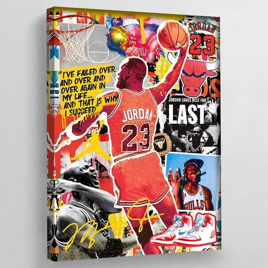 Cuadro Michael Jordan Pop Art - La Casa Del Cuadro