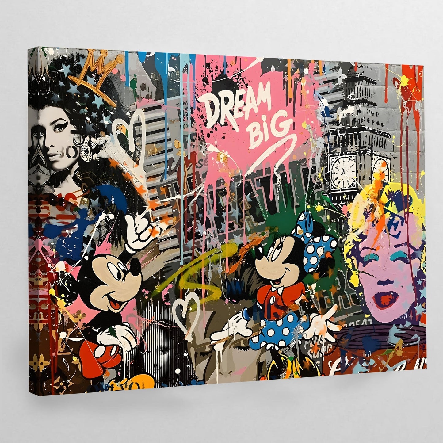 Cuadro Mickey & Minnie Graffiti - La Casa Del Cuadro