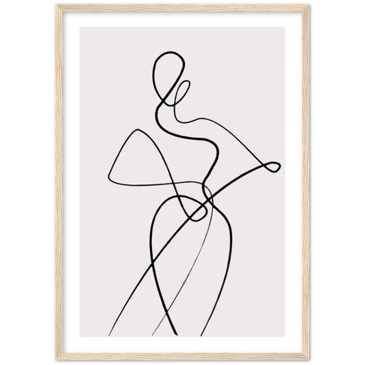 Cuadro Minimalista Moda Mujer - La Casa Del Cuadro