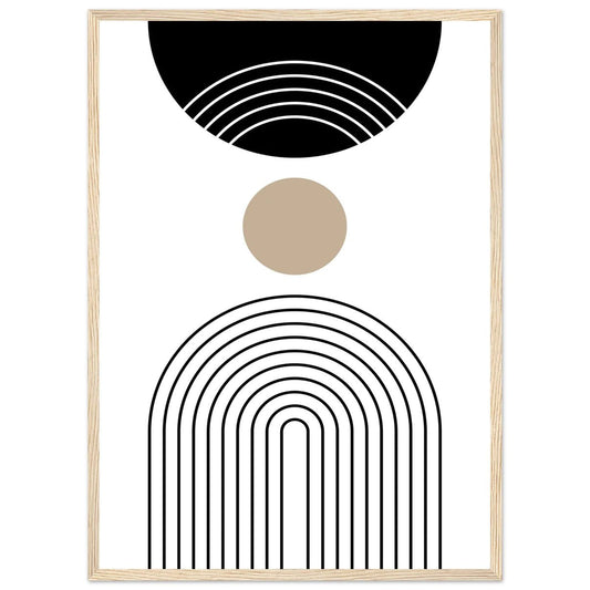 Cuadro Minimalista Negro - La Casa Del Cuadro