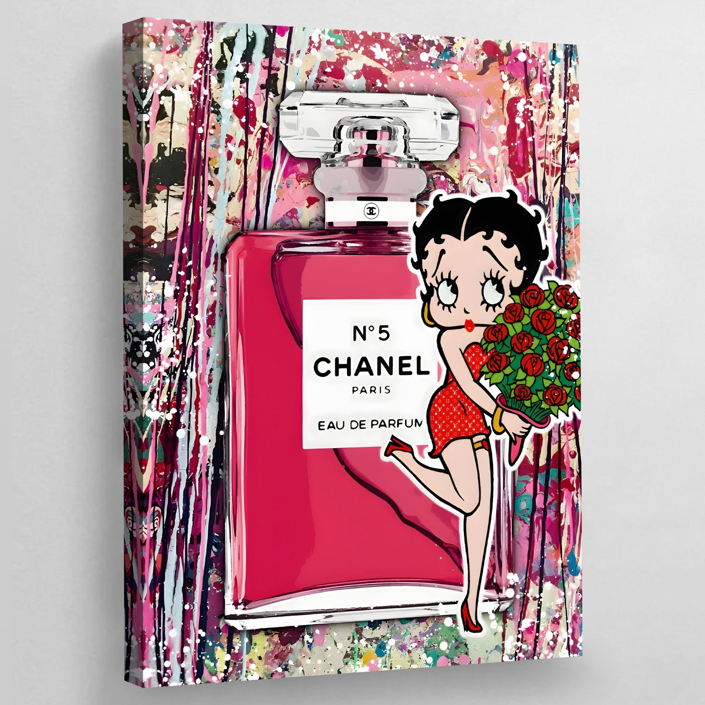 Cuadro Perfume Chanel Rosa - La Casa Del Cuadro