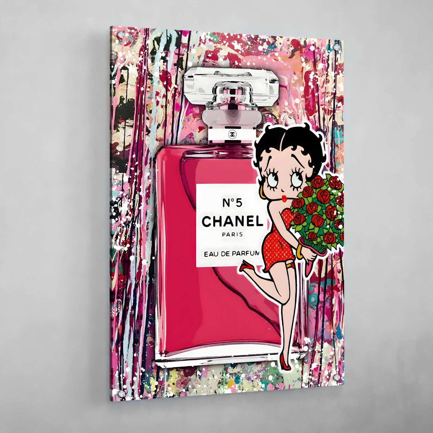 Cuadro Perfume Chanel Rosa - La Casa Del Cuadro
