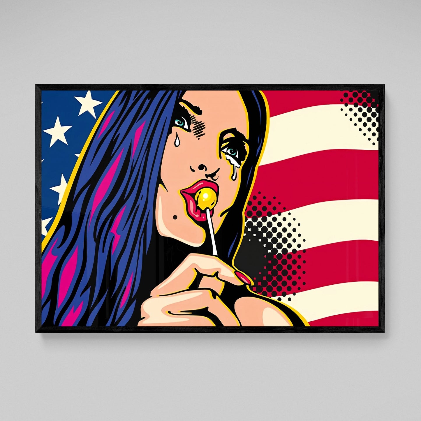 Cuadro Pop Art Americano - La Casa Del Cuadro