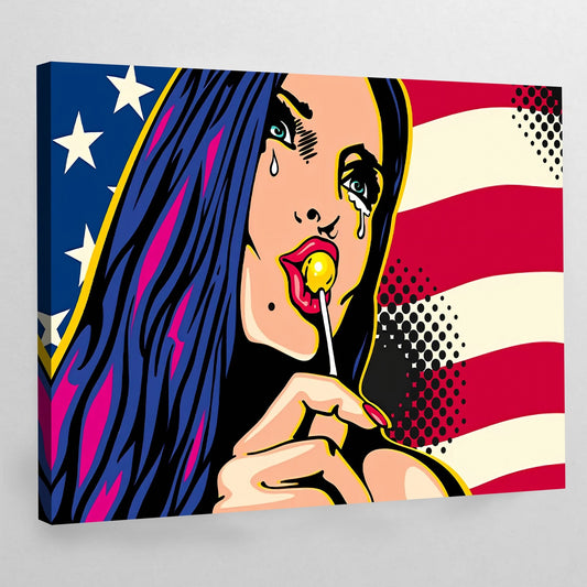 Cuadro Pop Art Americano - La Casa Del Cuadro