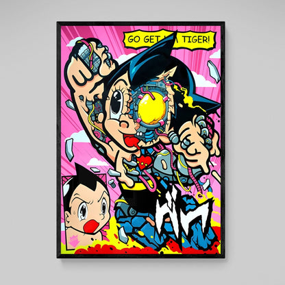 Cuadro Pop Art Astro Boy - La Casa Del Cuadro