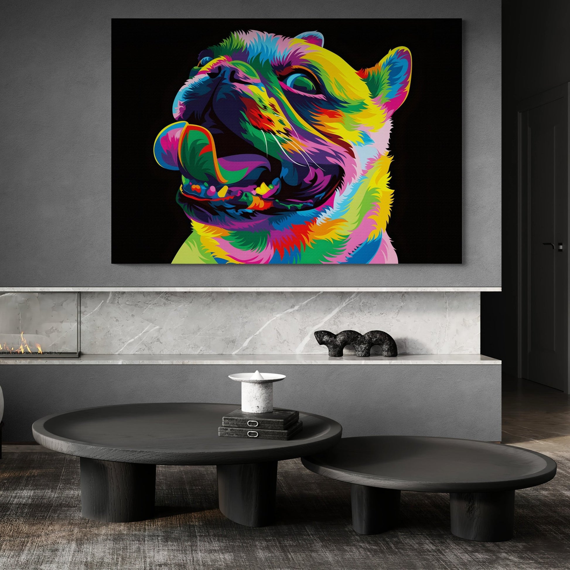 Cuadro Pop Art Bulldog Francés - La Casa Del Cuadro