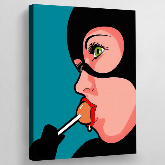 Cuadro Pop Art Cara Mujer - La Casa Del Cuadro