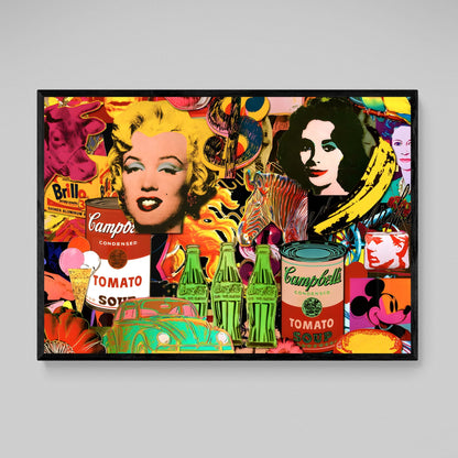 Cuadro Pop Art Collage - La Casa Del Cuadro