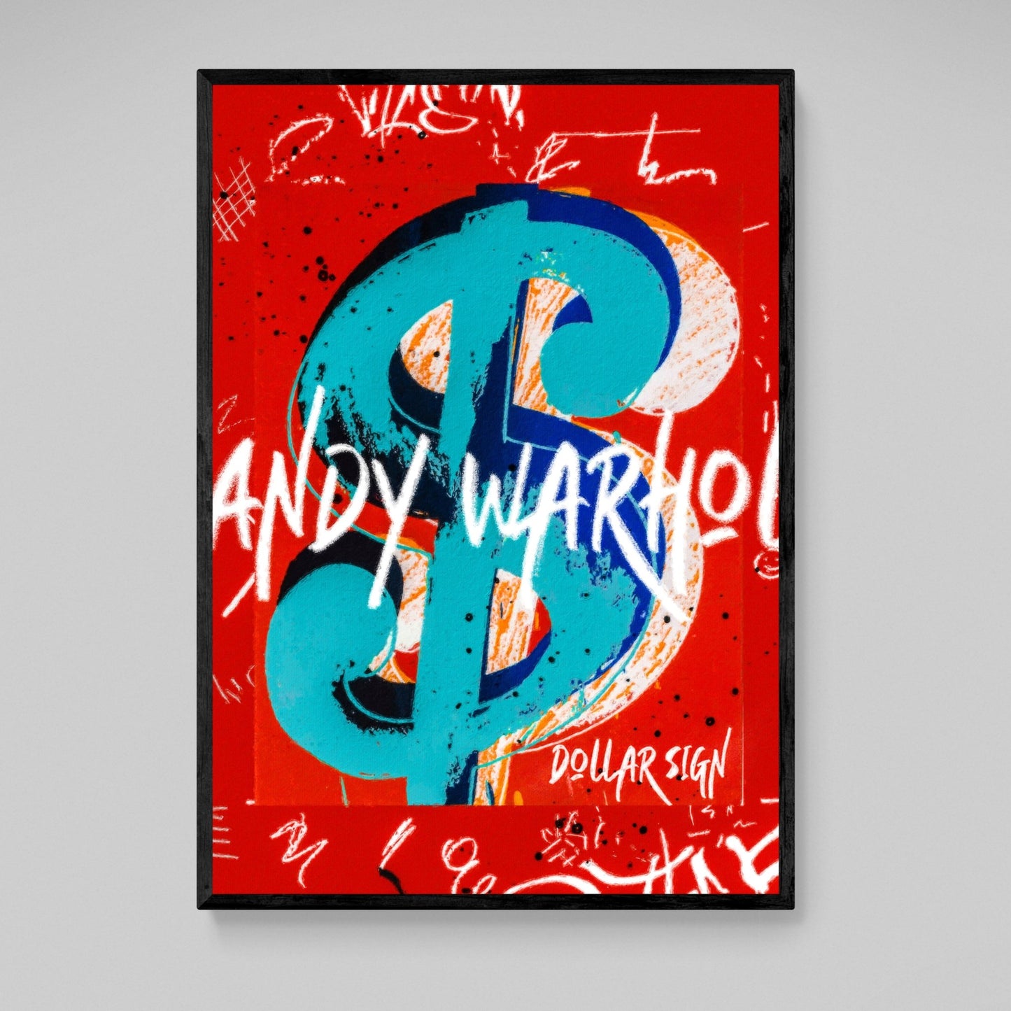 Cuadro Pop Art Dollar Warhol - La Casa Del Cuadro