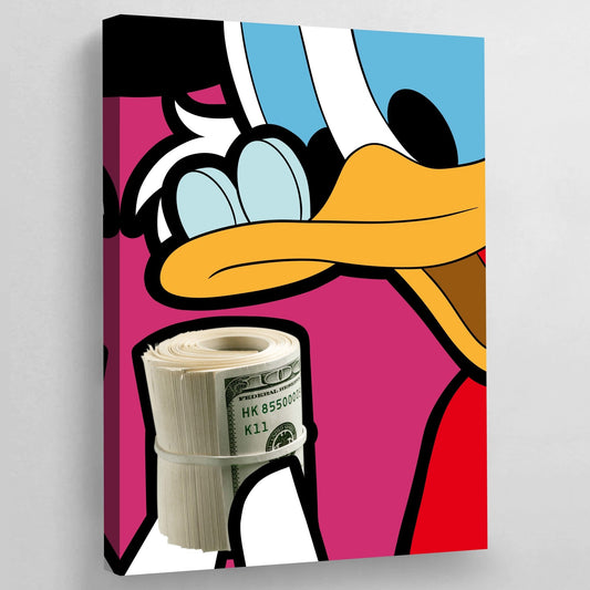 Cuadro Pop Art Donald Duck - La Casa Del Cuadro