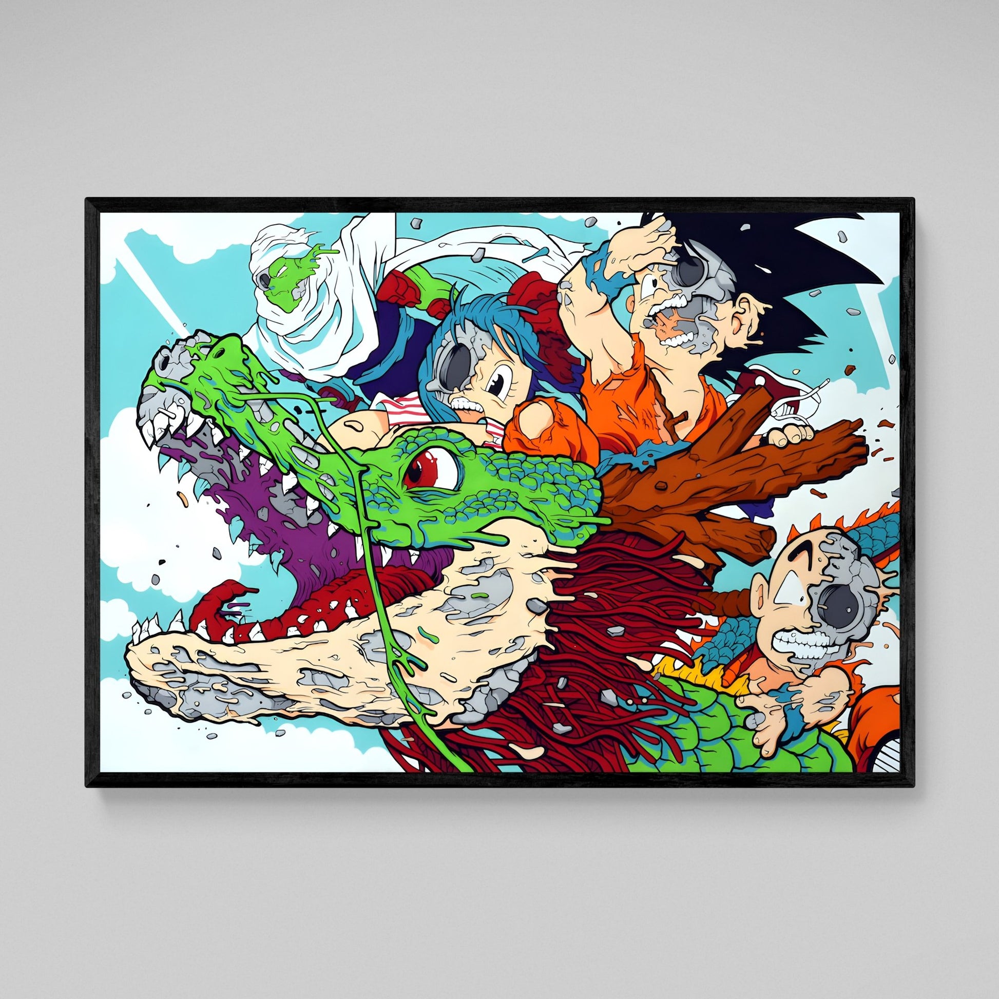 Cuadro Pop Art Dragon Ball - La Casa Del Cuadro