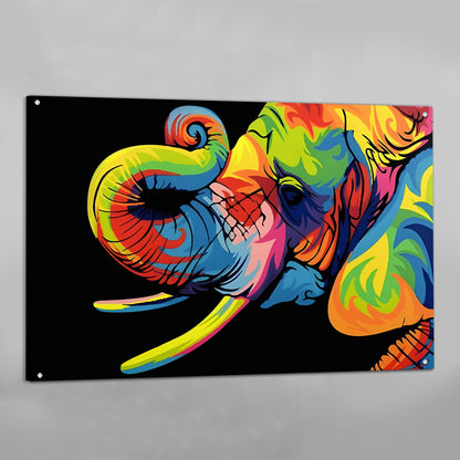 Cuadro Pop Art Elefante - La Casa Del Cuadro