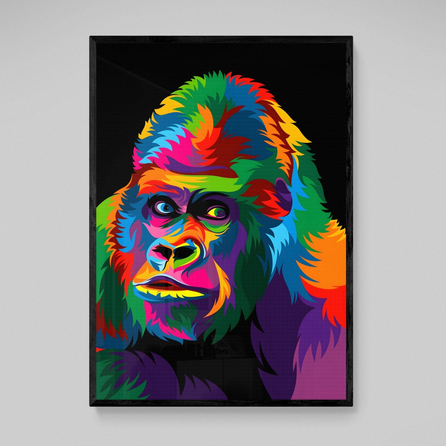 Cuadro Pop Art Gorila - La Casa Del Cuadro