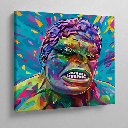 Cuadro Pop Art Hulk - La Casa Del Cuadro