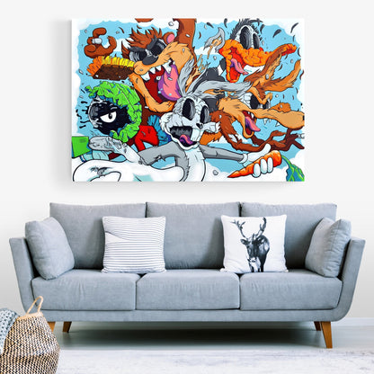 Cuadro Pop Art Looney Tunes - La Casa Del Cuadro