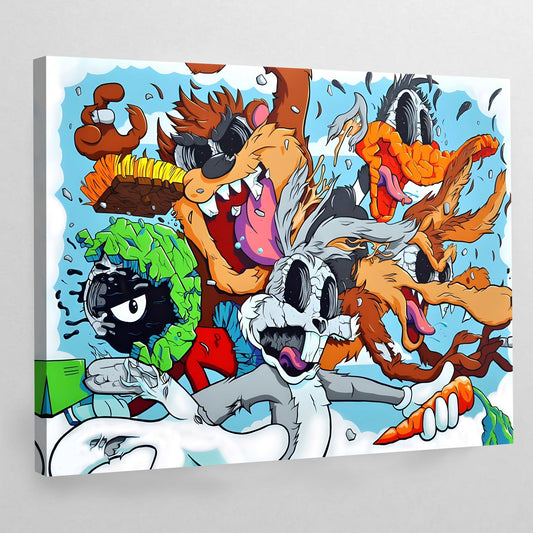 Cuadro Pop Art Looney Tunes - La Casa Del Cuadro