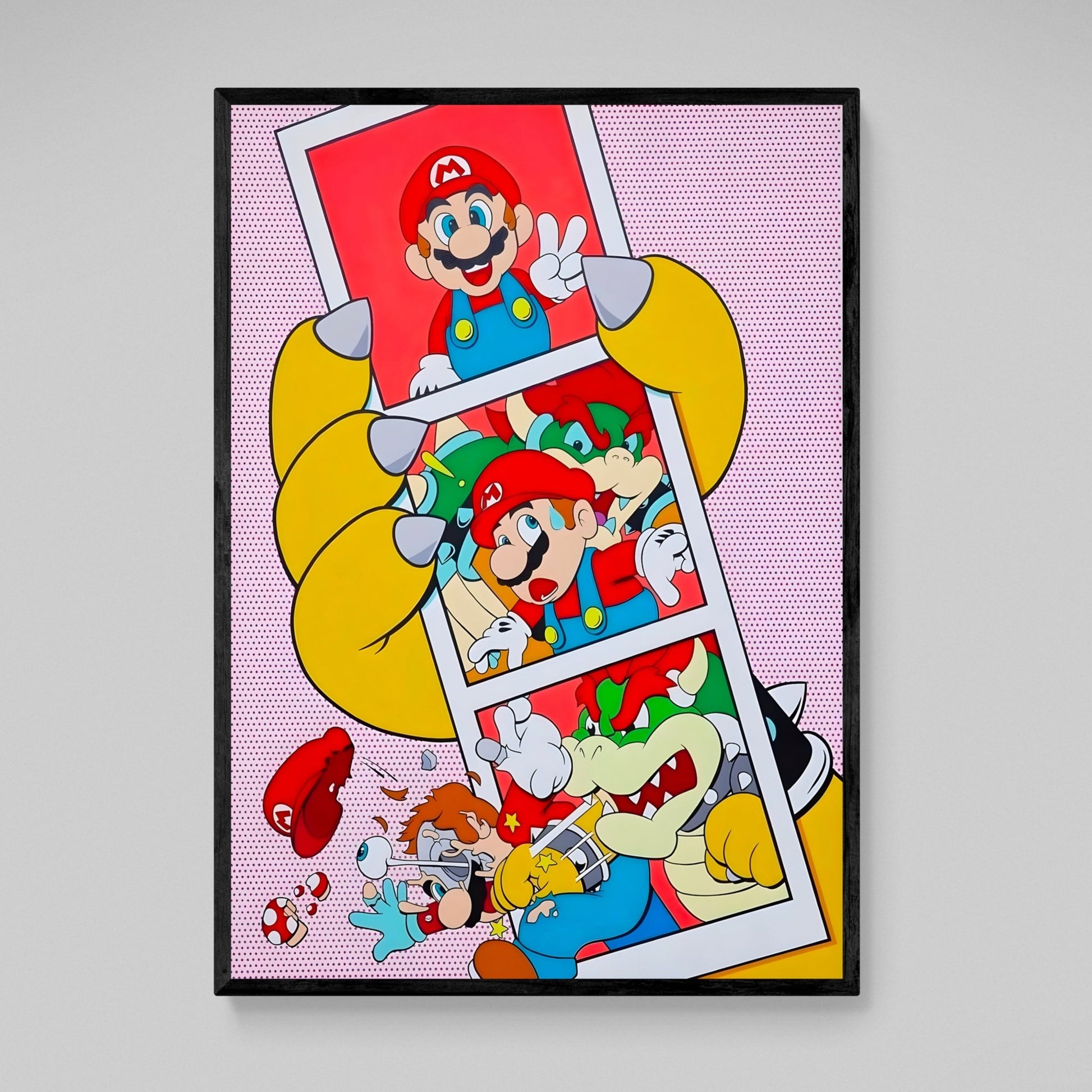 Cuadro Pop Art Mario - La Casa Del Cuadro