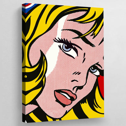 Cuadro Pop Art Mujer - La Casa Del Cuadro