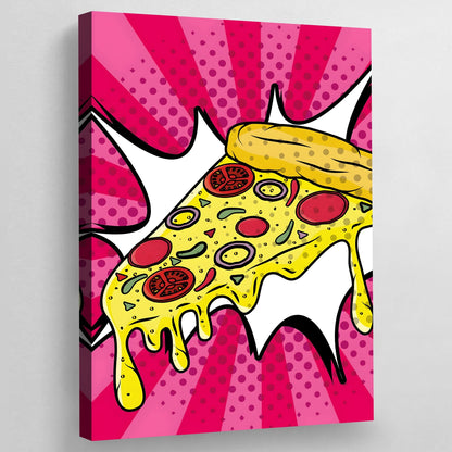 Cuadro Pop Art Pizza - La Casa Del Cuadro