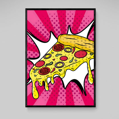 Cuadro Pop Art Pizza - La Casa Del Cuadro