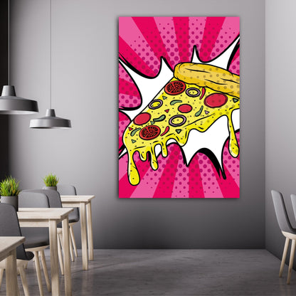 Cuadro Pop Art Pizza - La Casa Del Cuadro