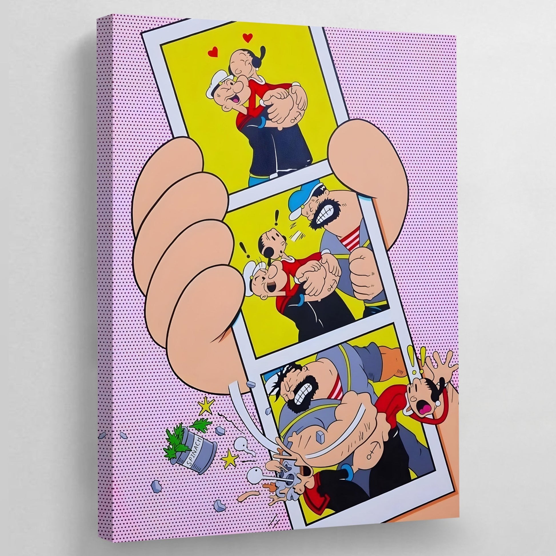 Cuadro Pop Art Popeye - La Casa Del Cuadro