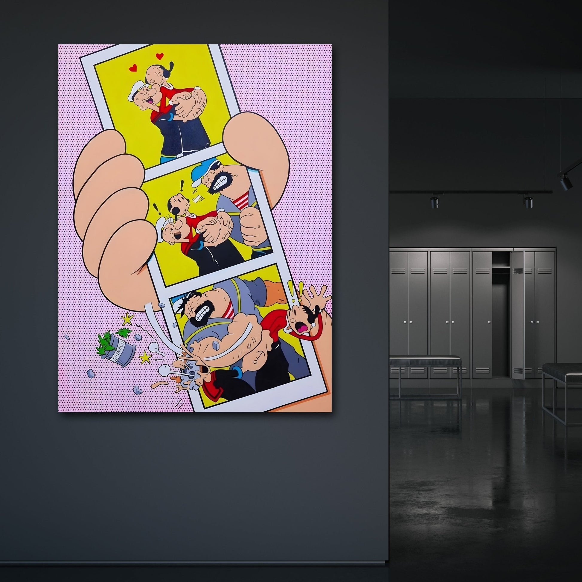 Cuadro Pop Art Popeye - La Casa Del Cuadro