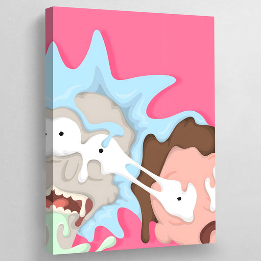 Cuadro Pop Art Rick & Morty - La Casa Del Cuadro