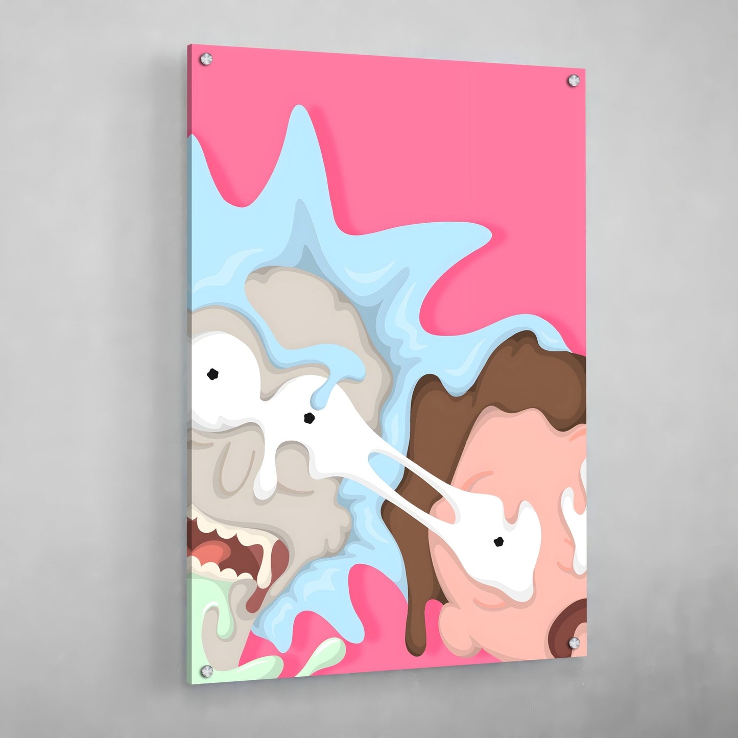 Cuadro Pop Art Rick & Morty - La Casa Del Cuadro