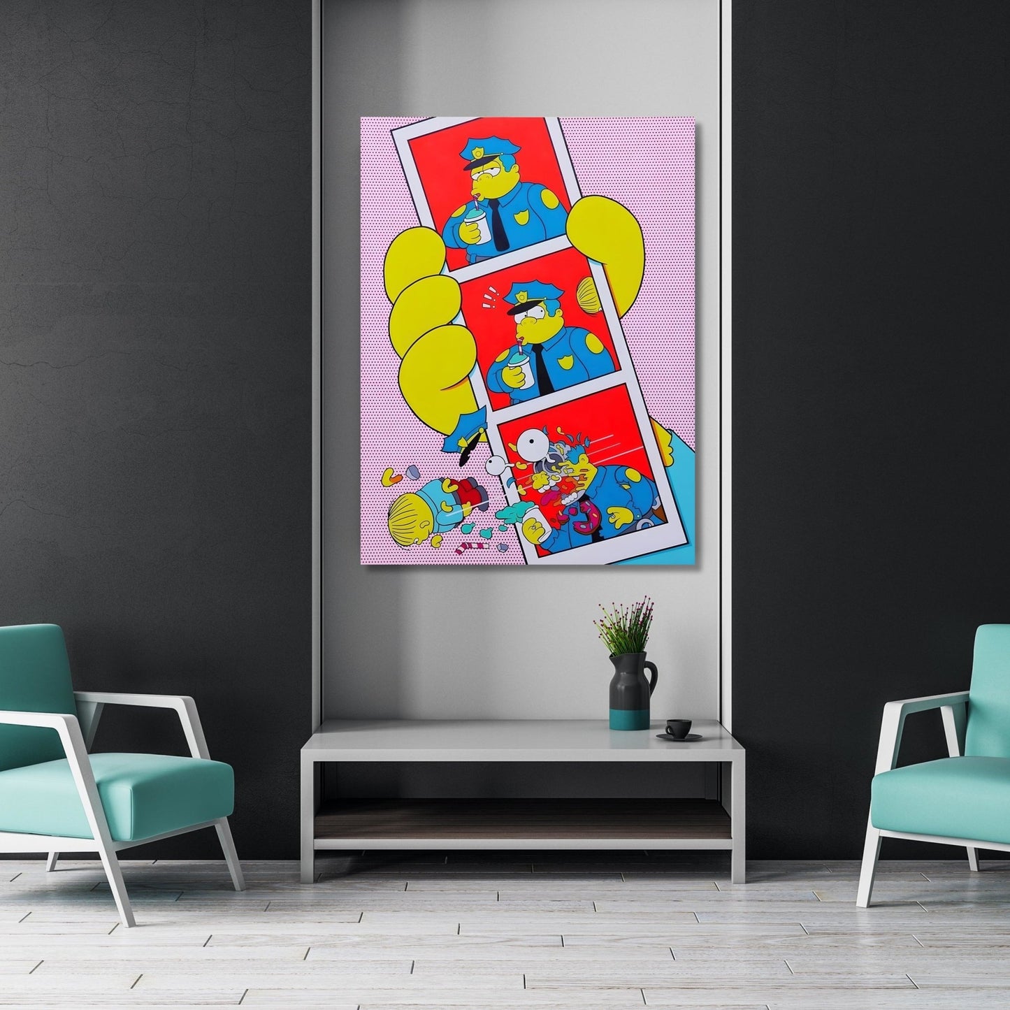 Cuadro Pop Art Simpson - La Casa Del Cuadro