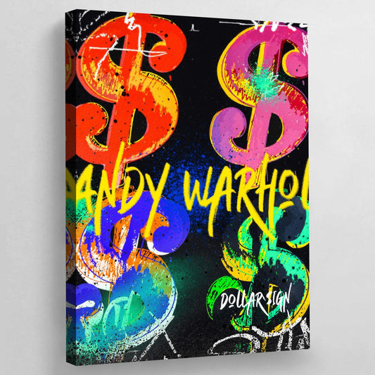 Cuadro Pop Art Warhol Dollar - La Casa Del Cuadro