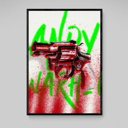 Cuadro Pop Art Warhol Pistola - La Casa Del Cuadro