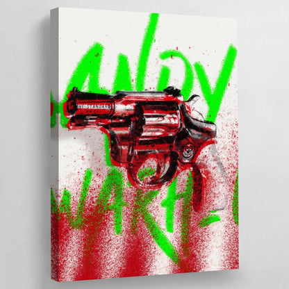Cuadro Pop Art Warhol Pistola - La Casa Del Cuadro