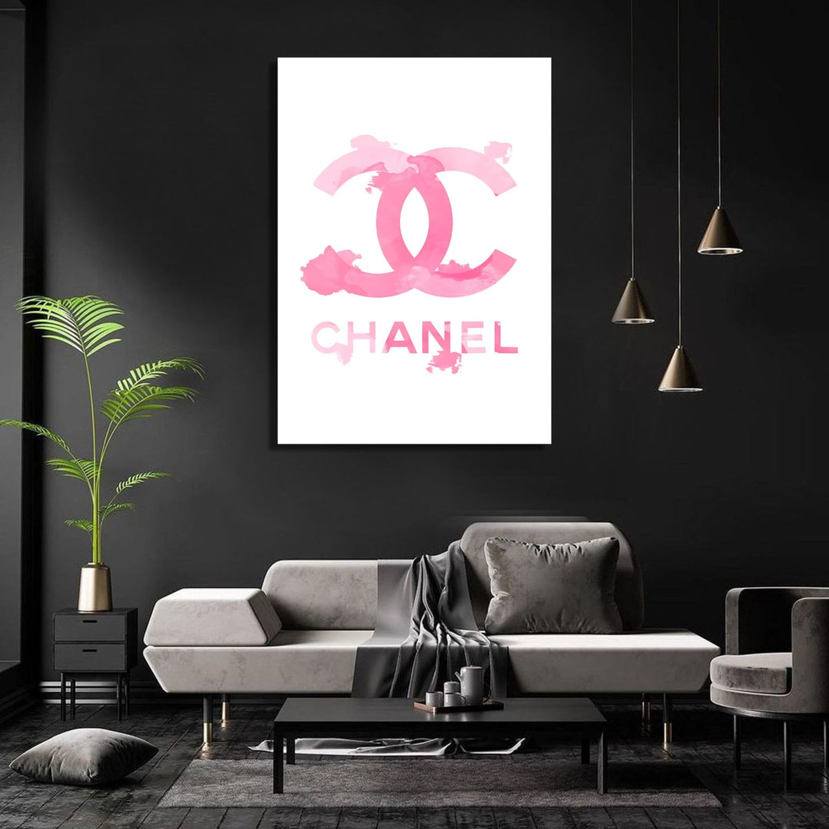 Cuadro Rosa Chanel | La Casa Del Cuadro