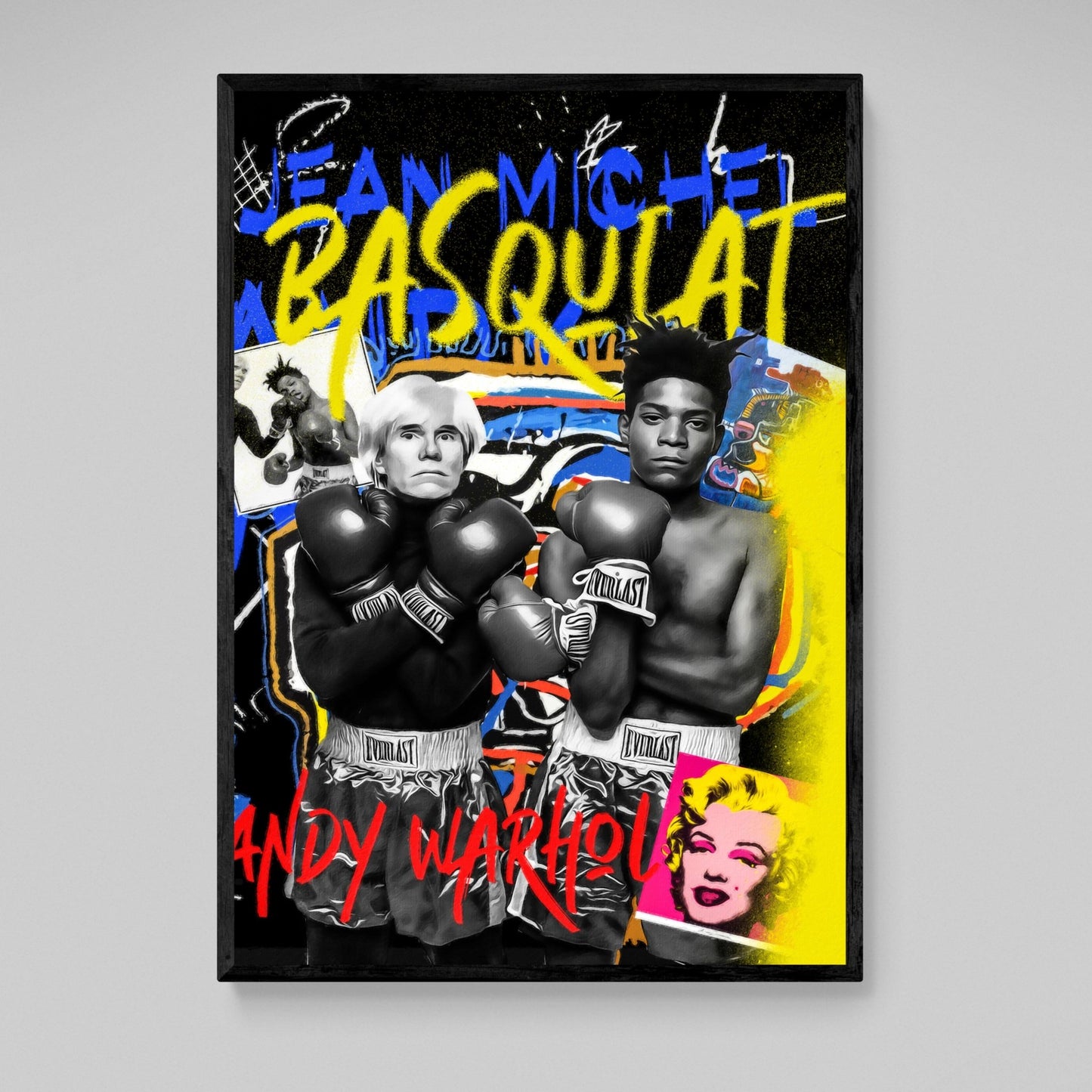 Cuadro Warhol Basquiat - La Casa Del Cuadro